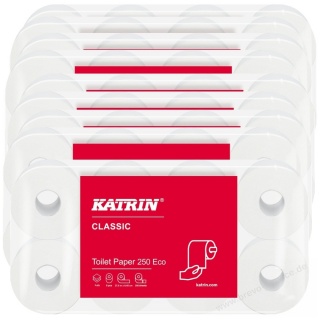 Katrin Classic Toilettenpapier Eco 11841 3-lagig weiß Großpack 72 Rollen