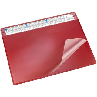 Lufer Kalender-Schreibunterlage Durella Soft 47654 65 x 50 cm rot