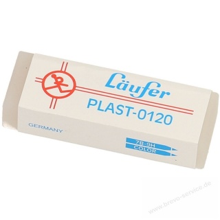 Lufer Radierer Plast 0120 Kunststoff transluzent