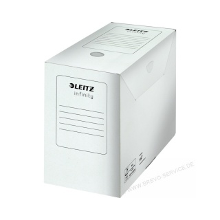 Leitz Archivbox Infinity 60920000 DIN A4 weiß 10er Pack