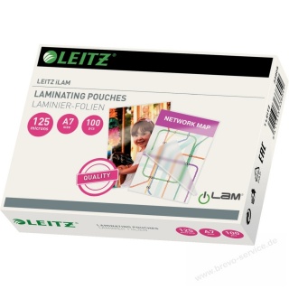 Leitz Heilaminierfolien iLAM 33805 DIN A7 100er Pack