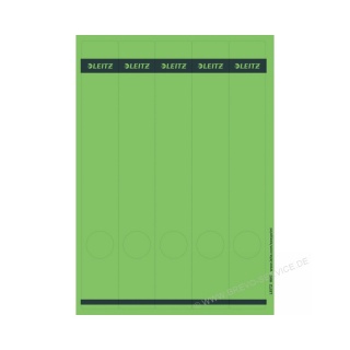 Leitz Rückenschild PC beschriftbar 16880055 grün 25 Blatt