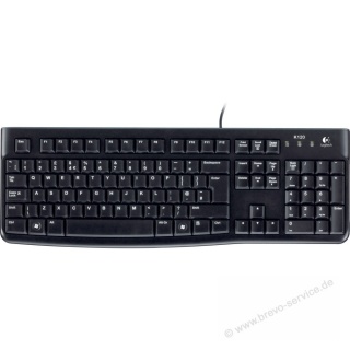Logitech Tastatur K120 schwarz