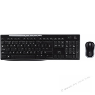 Logitech Tastatur-Maus-Set MK270 920-004511 schwarz