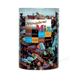 Mars Schokoriegel 32639 Miniatures-Mix 3 kg 296er Pack