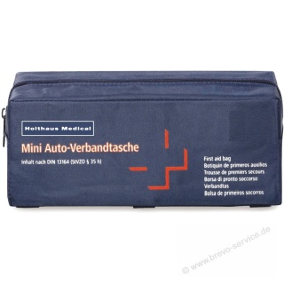 Holthaus Mini Auto-Verbandtasche 62378 blau