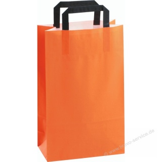 Papiertragetasche Topcraft 22 x 36 x 10,5 cm orange 50er Pack
