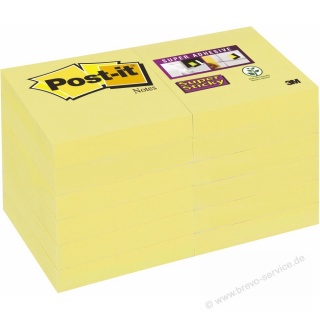 3M Post-it Haftnotiz 48 x 48 mm gelb 12er Pack