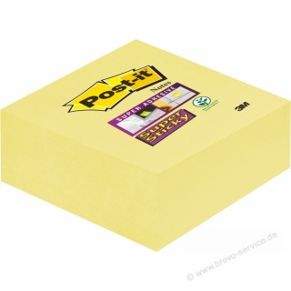 3M Post-it Super Sticky 2014-SCY Haftnotizwürfel gelb