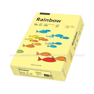 Rainbow Color Paper 88042302 A4 120 g hellgelb 250 Blatt