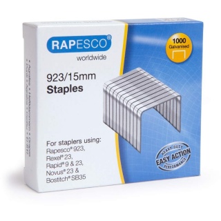 Rapesco Heftklammern 923/15 1239 verzinkt 1000er Pack
