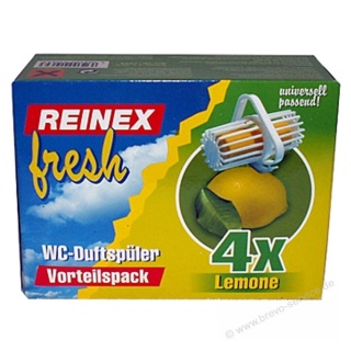 Reinex fresh WC-Duftspüler Lemone 4er Pack