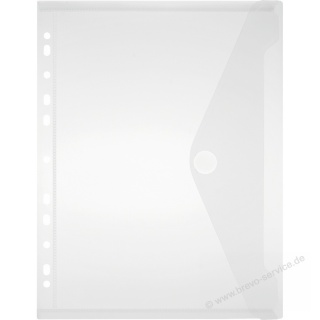 FolderSys Sammelhlle 40106-04 A4 Klettverschlu transparent 10er Pack