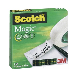 3M Scotch Klebeband Magic M8101233 12 mm x 33 m unsichtbar