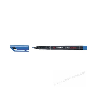 Stabilo OH-Pen Folienschreiber 842 F permanent blau