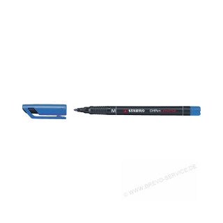 Stabilo OH-Pen Folienschreiber 843 M permanent blau