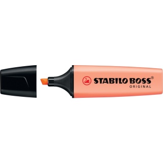 Stabilo Textmarker Boss Keilspitze 2 - 5 mm Pastell orange