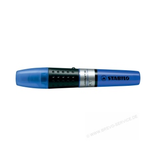 Stabilo Textmarker Luminator Keilspitze 2 - 5 mm blau