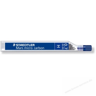 Staedtler Feinminen micro carbon 250 07-H 0,7 mm 12er Pack