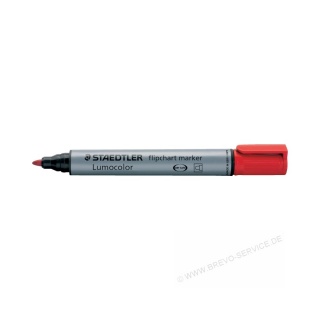 Staedtler Lumocolor Flipchart Marker 356-2 Rundspitze rot