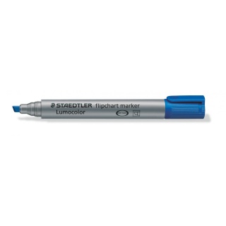 Staedtler Lumocolor Flipchart Marker 356 B-3 Keilspitze blau