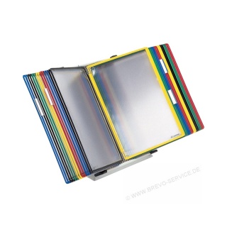 Tarifold Tischstnder 434208 mit 20 Sichttafeln A4 farbig