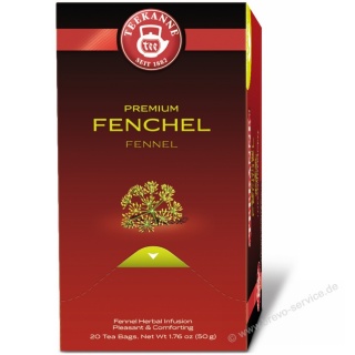 Teekanne Tee Premium Fenchel 20er Pack