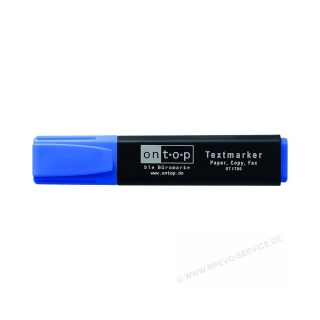 Textmarker OT1700 mit Clip blau