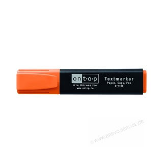 Textmarker OT1700 mit Clip orange