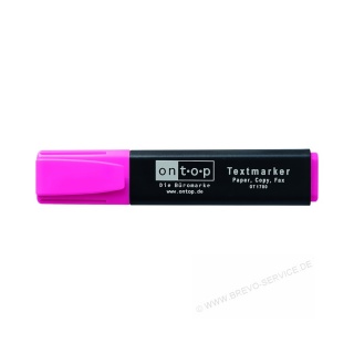 Textmarker OT1700 mit Clip rosa