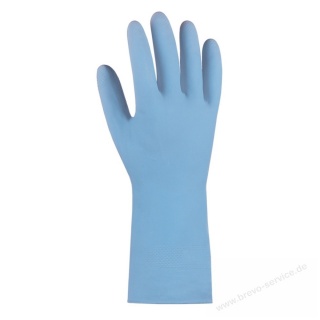 BIG 2225 Texxor Haushalts-Handschuhe Naturlatex blau L