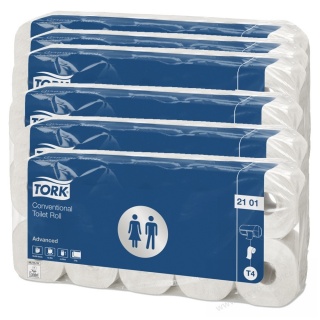Tork Toilettenpapier Advanced 2101 2-lagig T4 System weiß 60 Rollen