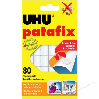 UHU Klebepads 48810 Patafix wei 80er Pack