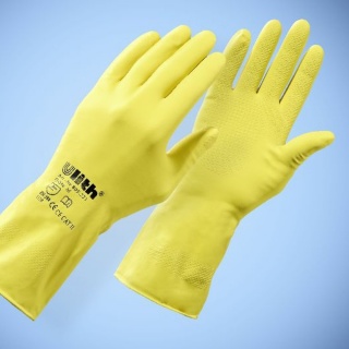 Ulith 8052 Haushalts-Handschuhe Naturlatex gelb Gre XL