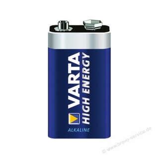 Varta Batterie High Energy 9V E-Block 4922
