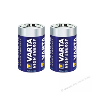 Varta Batterie High Energy D Mono LR20 2er Pack
