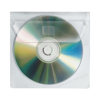 Veloflex CD-DVD Hlle Velocolor 2259000 glasklar 10er Pack