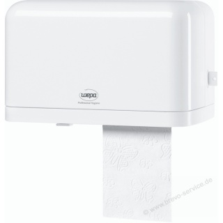 Wepa Toilettenpapierspender 331080 Kunststoff weiß