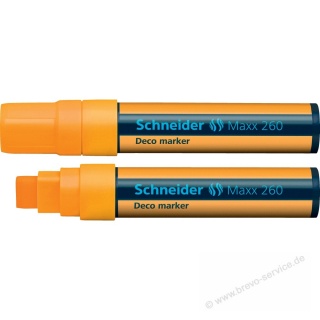 Schneider Windowmarker Decomarker Maxx 260 126006 2 - 15 mm orange
