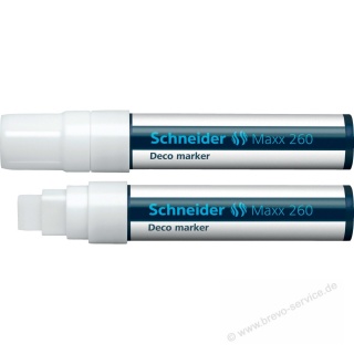 Schneider Windowmarker Decomarker Maxx 260 126049 2 - 15 mm weiß