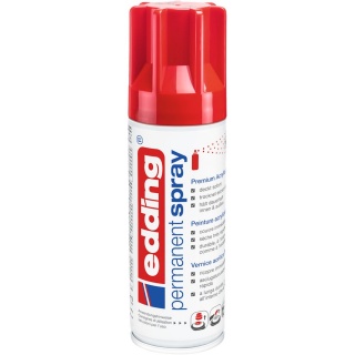edding Permanentspray 5200 Premium Acryllack verkehrsrot glänzend 200 ml
