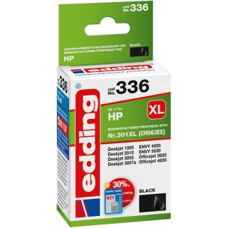 edding Tintenpatrone EDD-336 kompatibel zu HP 301XL schwarz