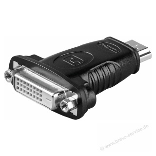 Goobay HDMI/DVI-D Adapter Stecker/Buchse schwarz