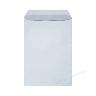 Versandtaschen C4 229 x 324 mm mit Fenster haftklebend weiß 25er Pack