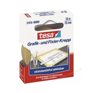tesa Grafik- und Fixier-Kreppband 57415-00000 19 mm x 10 m beige