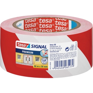 tesa Signal Premium Markierungsband 58131 50mm x 66m rot/wei