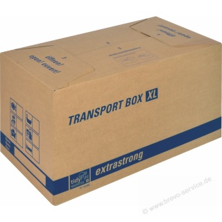 tidyPac Umzugskarton Transportbox XL 69 x 37 x 36 cm 2-wellig braun 10er Pack